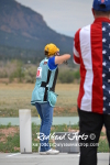 Dad/Coach Watches as Cheyenne Practices